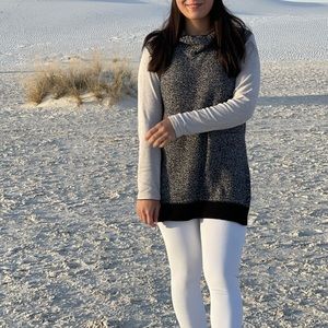 Sweater Vest Mock-neck